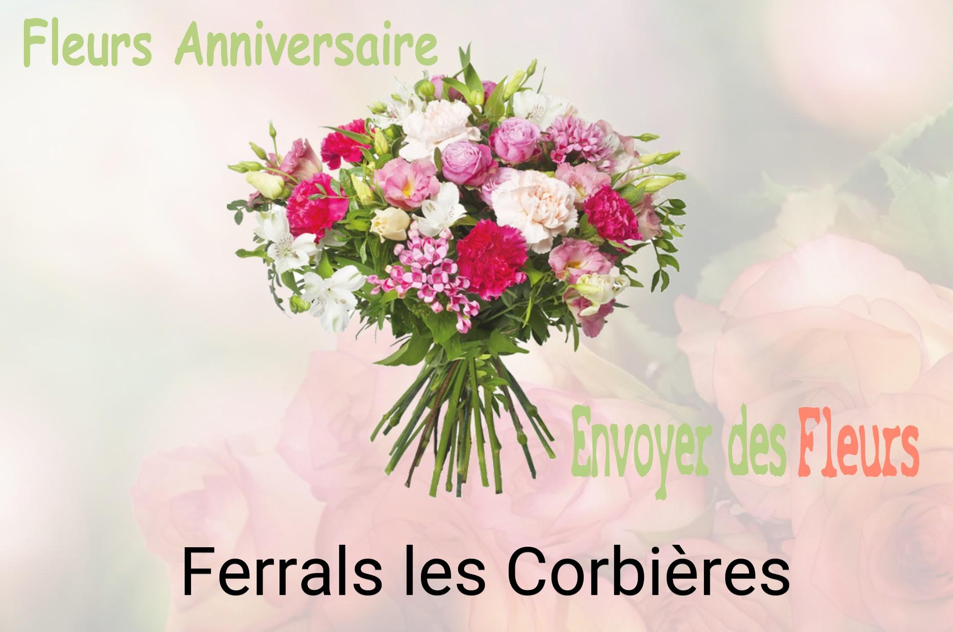 Bouquet de fleurs d’anniversaire livré à Ferrals-les-Corbières